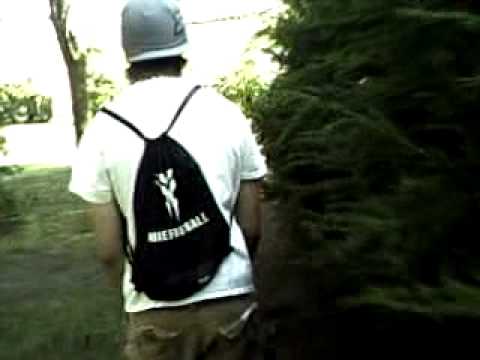 dj throwing a bat at some kids