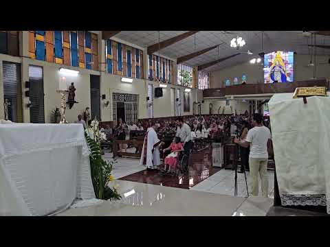OFRENDA FLORAL A P. ANDRES PALACIOS EN SUS BODAS DE PLATA. 27/12/2023