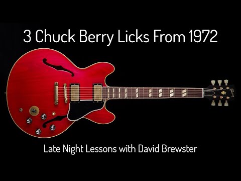 3 Chuck Berry Licks From 1972