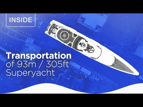 Transportation of 93m / 305ft Superyacht Lady S (Project #814) - Inside Feadship #06 | Feadship