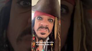 Jack Sparrow me visita X Gaming Inside X😂 #shorts #piratesofthecaribbean #gaming #cosplay