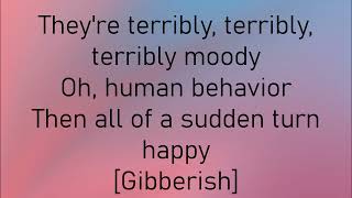 Björk - Human Behavior lyrics