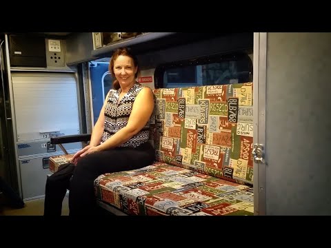 #12 Amazing DIY Custom RV Sofa Bed: Ambulance to RV Conversion!