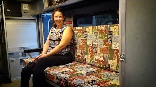#12 Amazing DIY Custom RV Sofa Bed: Ambulance to RV Conversion: Build your own!