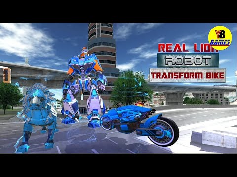 Real Lion Transform Robot Shooting Game - Android Gameplay FullHD