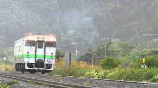 preview picture of video '室蘭本線477Dキハ40　1783 （礼文～大岸）'