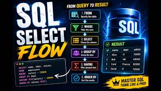 SQL SELECT Flow #SQL #sqlserver #select  