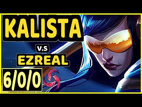ABSOLUT (KALISTA) vs EZREAL - 6/0/0 KDA BOTTOM ADC CHALLENGER GAMEPLAY - BR