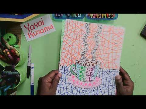 A Cup of Cocoa With Kusama--- Make Art with Mrs. M.