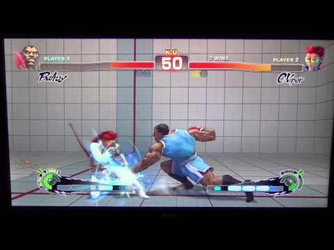 Super Street Fighter 4 AE Sherry Jenix (C.Viper) vs Marind (Balrog (Boxer))