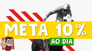 Batendo meta de 10% ao dia no trading em corrida de cavalos