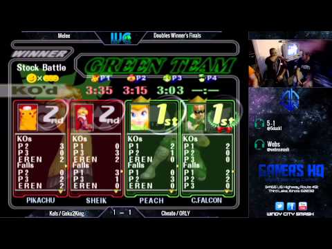 GHQ Smash Monthly - Kels/TGD (Pikachu/Fox/Sheik) vs. Cheato/ORLY (Peach/Falcon) WF