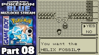 Pokémon Blue Nuzlocke, Part 08: Trouble Helix! (STREAM ARCHIVE)