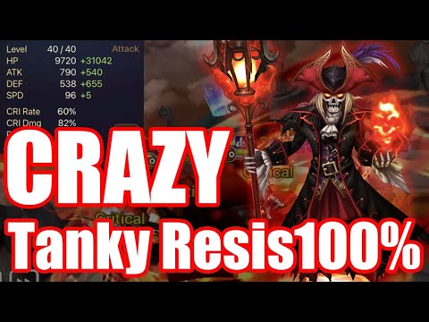 【Summoners War | Curry's RTA】The Power CRAZY Antares, Hyper Tanky and Resis100%!