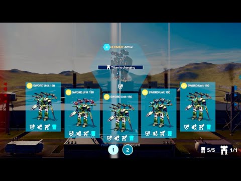 War Robots: Oh Really !!! | A new Robot with a sword & UE Turtle 🐢 | WR Gameplay