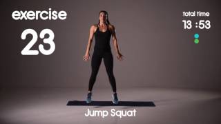 20 min HIIT Workout for Inner Thighs, Glutes and Fat Loss - 60s/30s