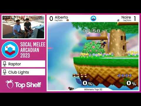 SoCal Melee Arcadian 2023 - Alberto (Falcon) vs. Noire (Falco) - Winners' Pools