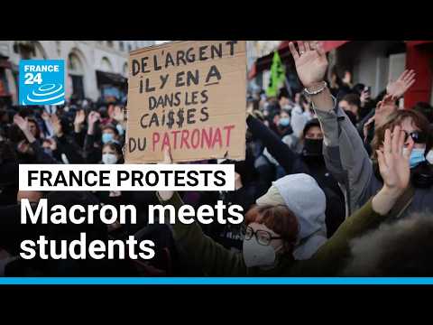 Major protests in France: Macron convenes student representatives