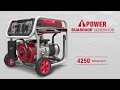 SUA5000P A IPower Portable Generator With CO Sensor Technology