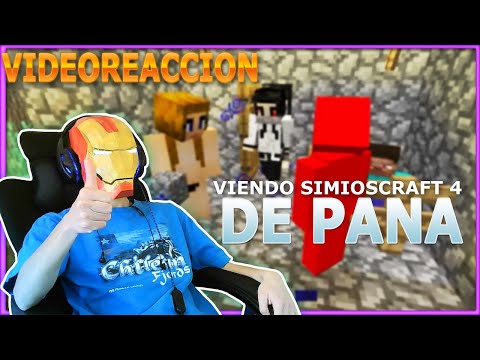 Viendo SimiosCraft DE PANA | Simioscraft 4 #3 (Videoreaccion) - LeoNoG4mes