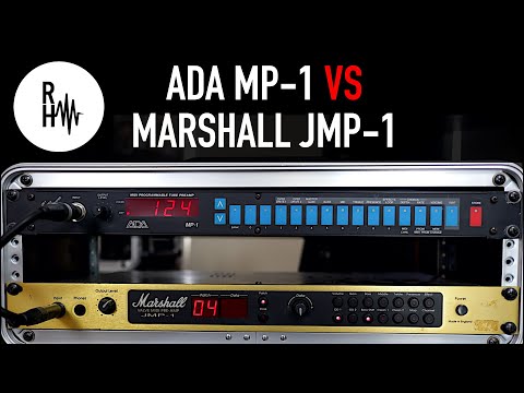 ADA MP-1 vs MARSHALL JMP-1 GUITAR MIDI TUBE PREAMP SHOOTOUT / COMPARISON