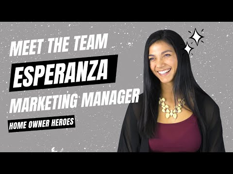 Meet the Team - Esperanza Marketing Manager