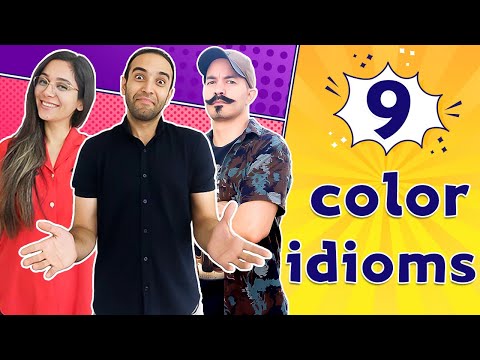 Color idioms in English - with meanings and examples