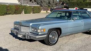 1976 Cadillac Sedan de Ville Exterior Walk-Around