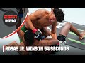 Raul Rosas Jr. knocks out Terrence Mitchell in under a minute at Noche UFC | ESPN MMA