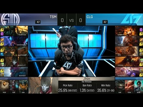 TSM vs CLG Game 1 #2 Remake Highlights - TEAM SOLOMID vs COUNTER LOGIC GAMING NA LCS PLAYOFF SEMIS
