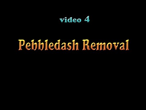 Pebbledash Removal