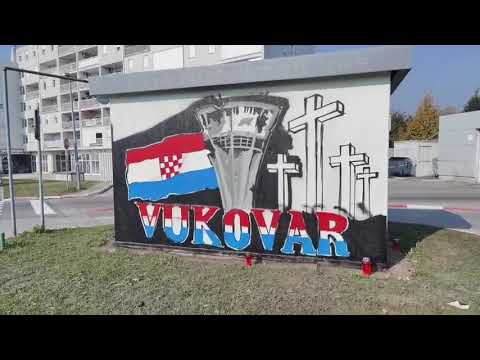 Mural posvećen Vukovaru vraćen na Lanište: Branitelji obnovili mural