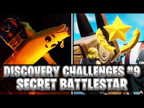 SECRET BATTLESTAR! Week 9 Discovery Challenges (Fortnite Season 8)