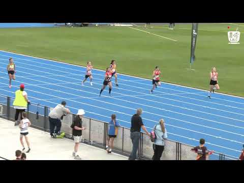 Girls Under 12 100m H1 - 2020 State Combined Events Championships // LAVicTV