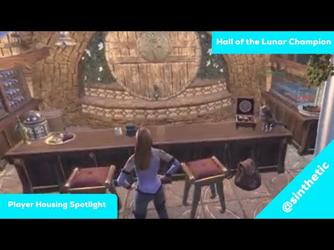 ESO Housing: Tamriel Tours Spotlight  - Hall of the Lunar Champion @sinthetic