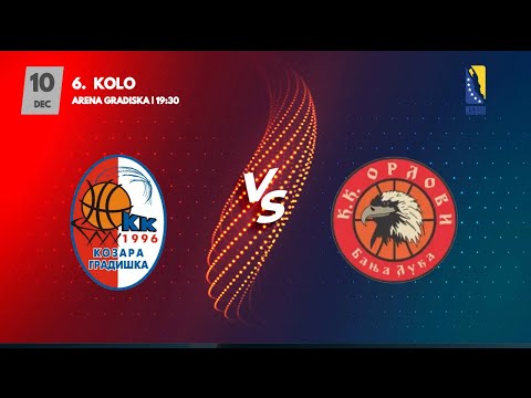 KK Kozara vs KK Orlovi - 6. kolo - KSBIH - 2022/2023