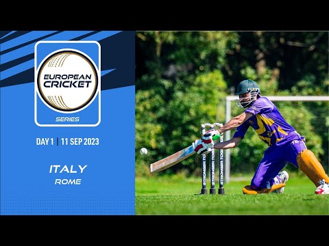 🔴 ECS Italy, Rome, 2023 | Day 1 | T10 Live Cricket | European Cricket