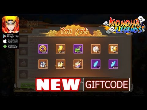 GIFTCODE TERBARU!! BURUAN REDEEM SEBELUM EXP!! KONOHA LEGENDS