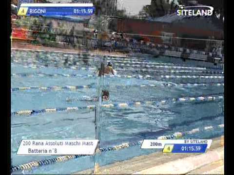Serie 8 dei 200 Rana  Assoluti Maschi Master - 11 Memorial Andrea Bettiol