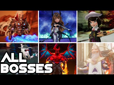 Bravely Default 2 - All Bosses and All Endings