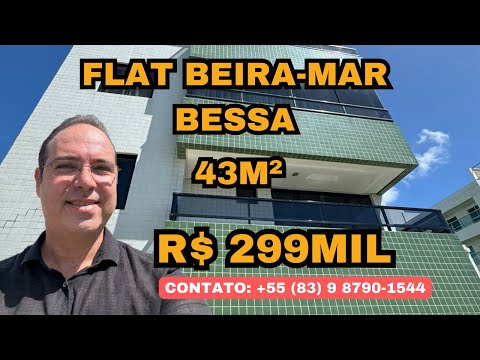 Vendo Flat na Beira Mar do Bessa em João Pessoa R$ 299 mil