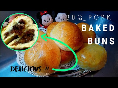 Baked BBQ Pork Buns (焗叉燒包)