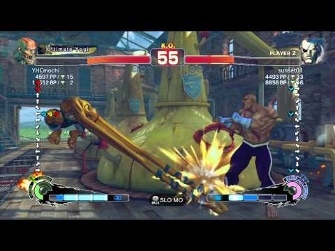 SSF4 AE: YHCmochi (Dhalsim) vs sunset01 (Sagat) - Ranked Match (720p HD)