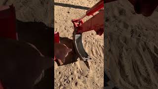 Tough little bucket for Kubota bx23s backhoe!!!