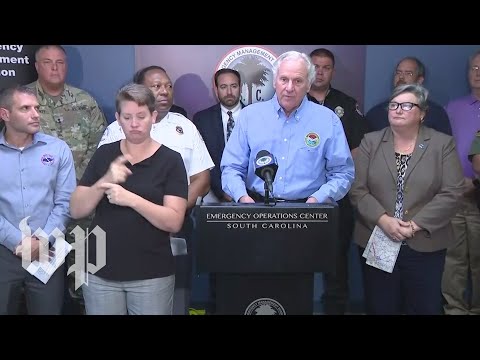 S.C. Gov. Henry McMaster speaks on preparations for Hurricane Dorian