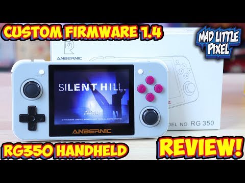 The Retro Game 350 With Custom Firmware Emulation Handheld Review! RG350