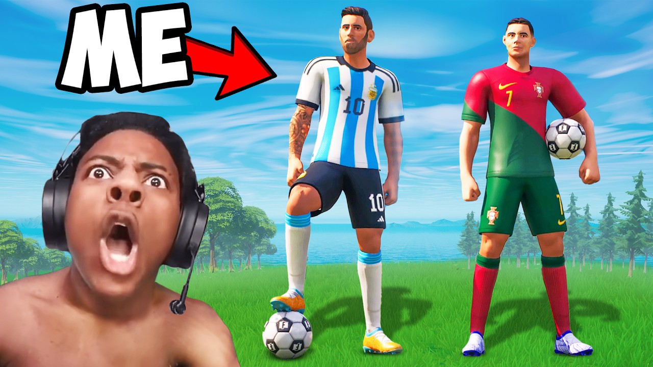 I Created Ronaldo & Messi Skins for IShowSpeed! (Fortnite)