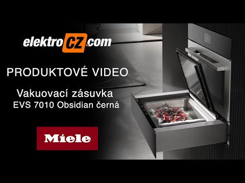 Vakuovací zásuvka Miele EVS 7010 Obsidian černá | Miele Center České Budějovice