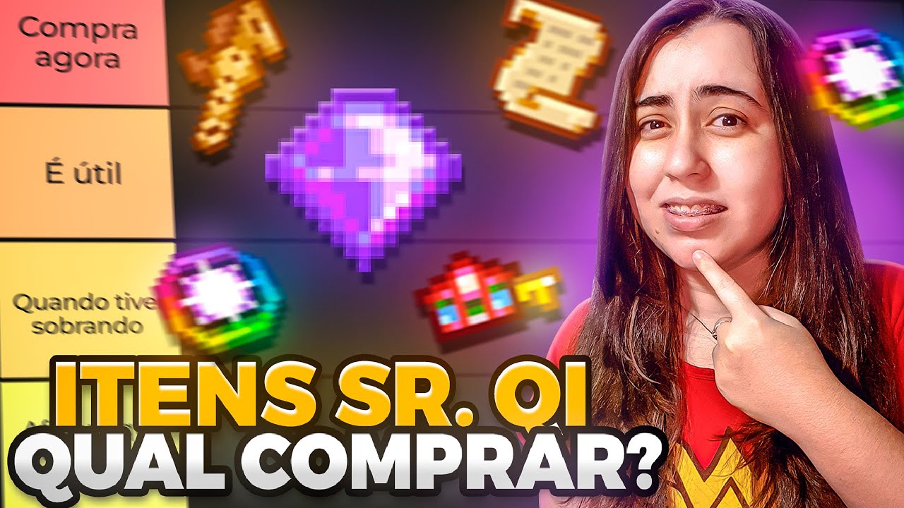 QUAIS ITENS NOVOS DO QI COMPRAR? Melhores e Piores (TIER LIST) Stardew Valley