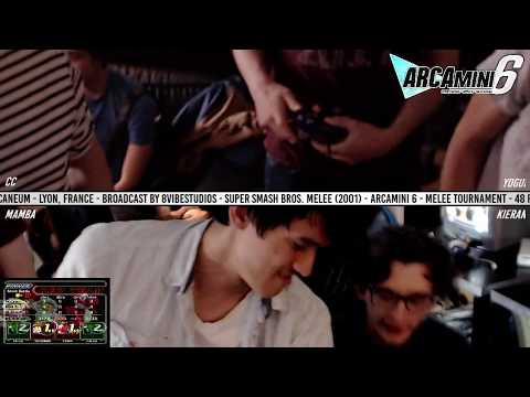 Arcamini 6 - CC & Yogui (RED) VS Kieran & Mamba (GREEN) SSBM POOLS Teams - Smash Melee